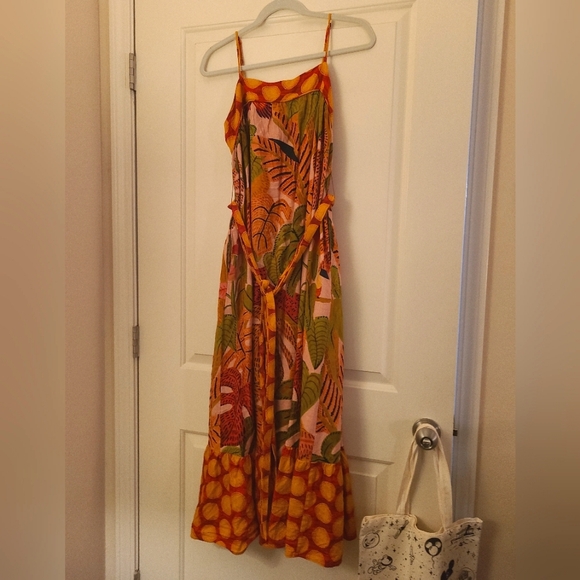 FARM Rio Summer Dream Linen-Blend Maxi Dress - Picture 2 of 4